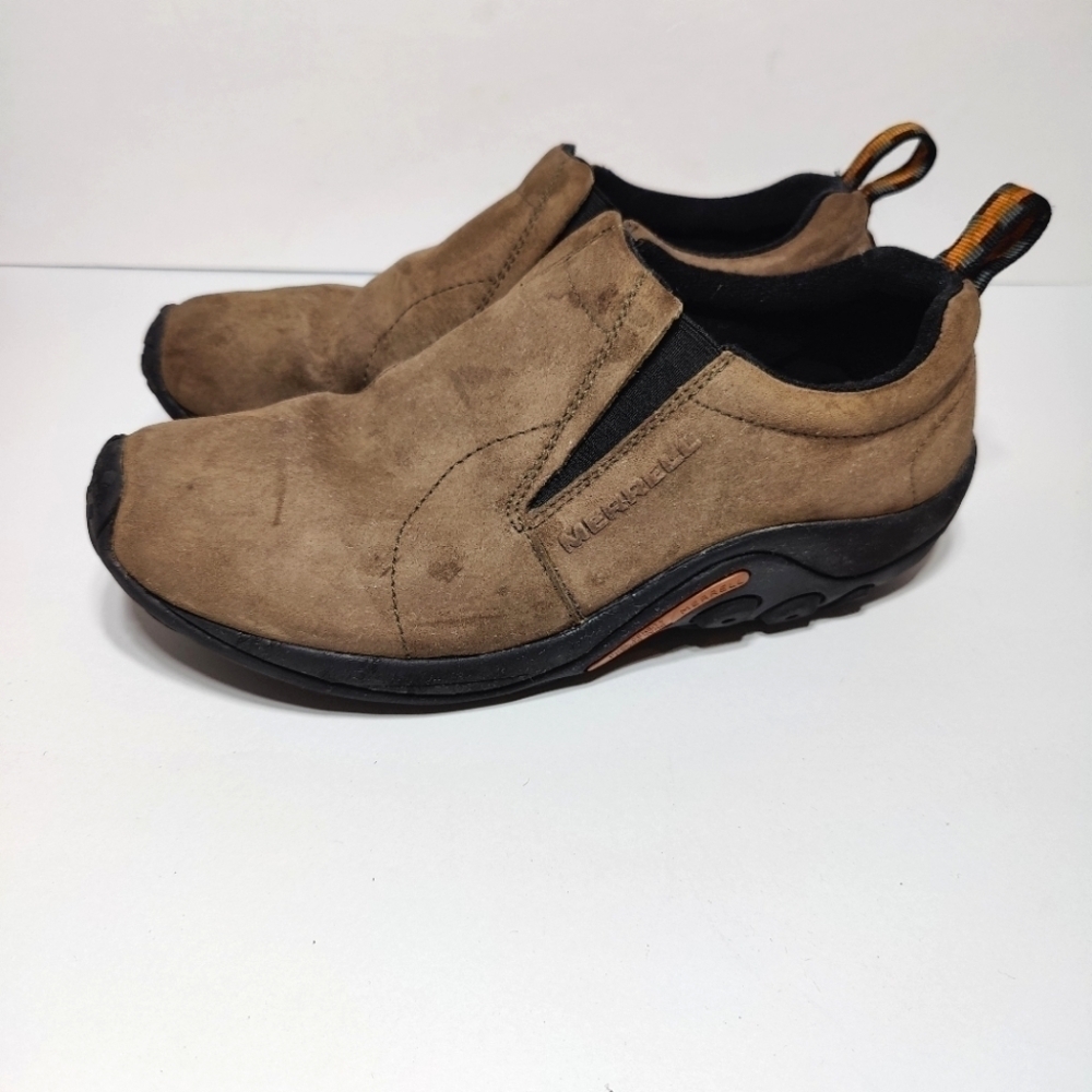 Merrell Jungle Moc Brown Slip On Shoes Men’s Size 10